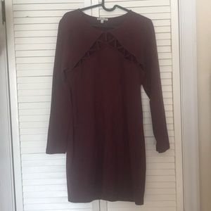 Maroon Dress